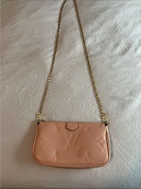 Louis Vuitton Pink Monogram Chain Crossbody